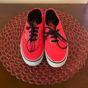 Hot Pink Vans Size 7.5
